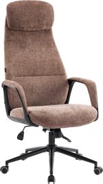 Кресло руководителя Everprof Otto Black Ткань Коричневый