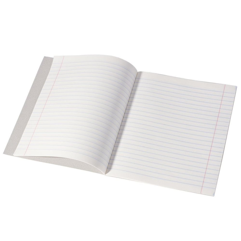 Тетрадь 12л., линия, Alingar, скрепка, блок офсет, 100% белизна, мелованный картон (стандарт), "Желтая"