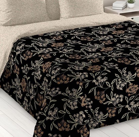 Семейный комплект постельного белья Гербарий поплин