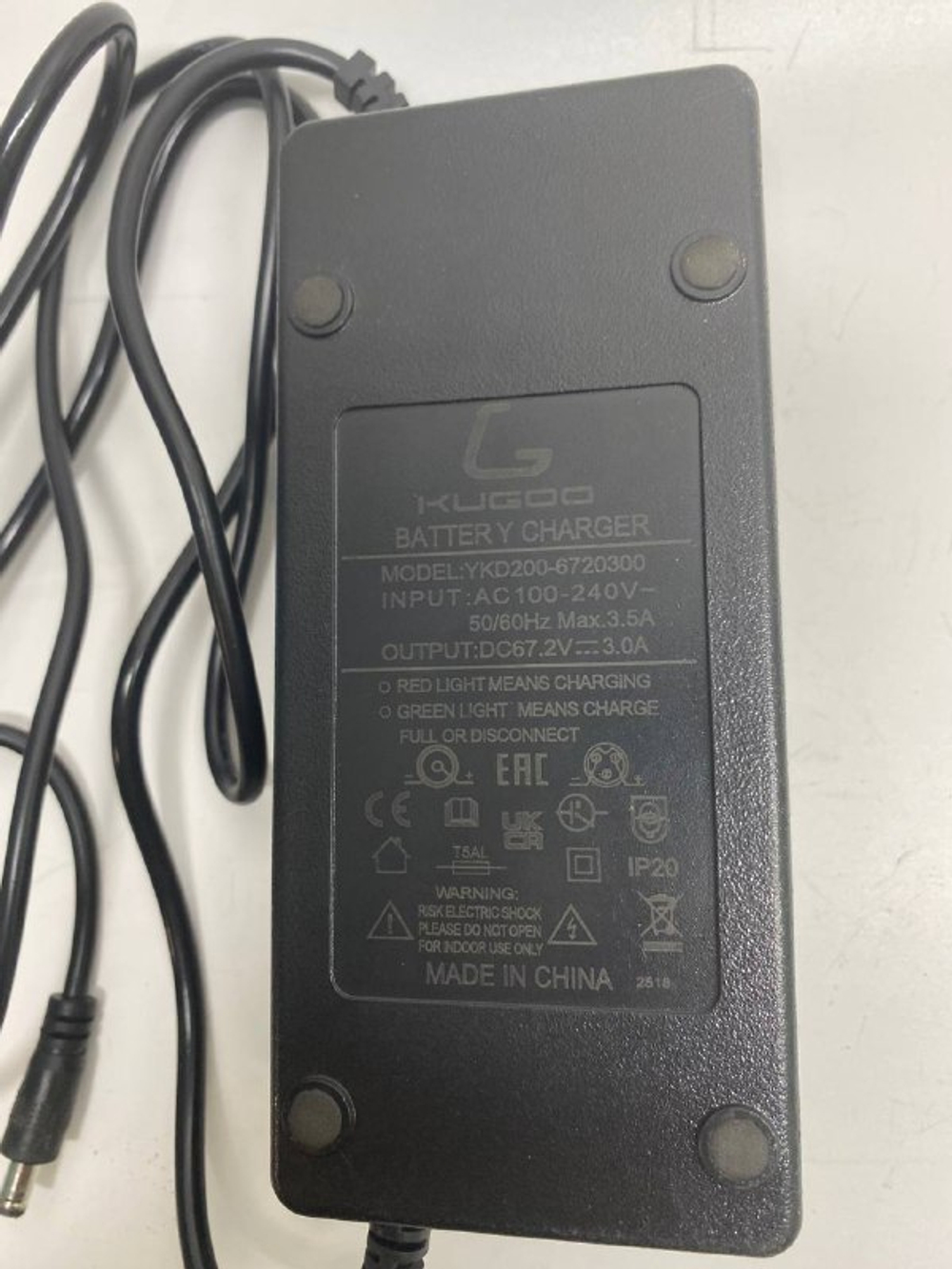 Зарядное устройство Электровелосипед KUGOO V3 PRO