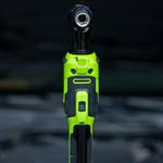 Гайковерт-трещотка акк. Greenworks GD24RW, 24V,б/щет,0-250об/мин, 1/2", 80Нм, 70 мм, без АКБ и ЗУ, сумка (3804007)