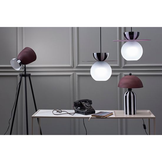 Светильник настольный anniken, D25х38 см, сливовый