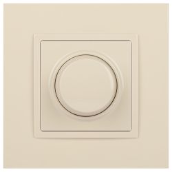 14-4101-02 ЭРА Светорегулятор поворотно-нажимной, 400ВА 230В, IP20, Эра Elegance, сл.кость