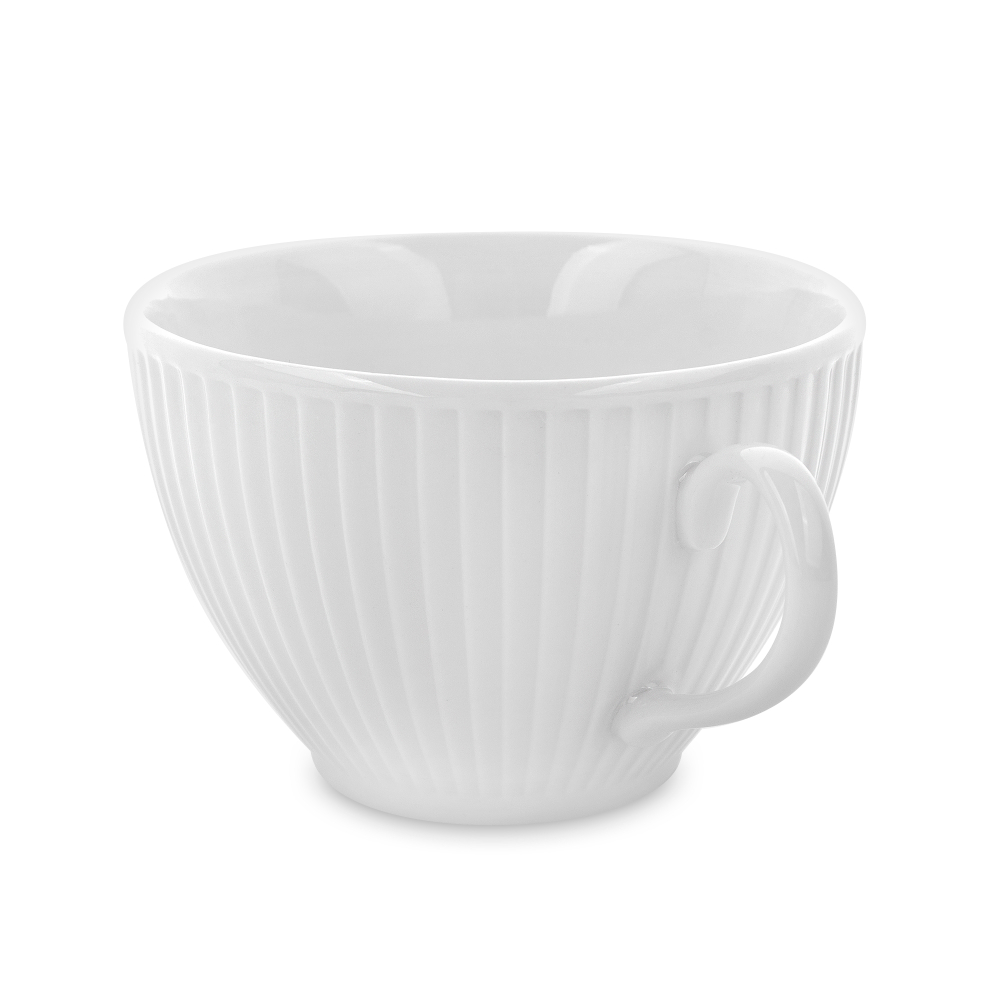 Чашка чайная с блюдцем 290мл Pillivuyt Plisse-Toulouse