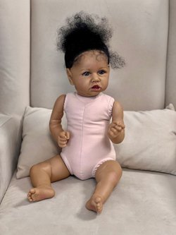 Кукла Реборн мягконабивная 55см в пакете (FA-369)