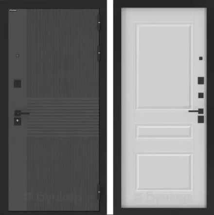 Входная металлическая дверь Бункер HIT Хит B-05/ ФЛ-711 Белый софт