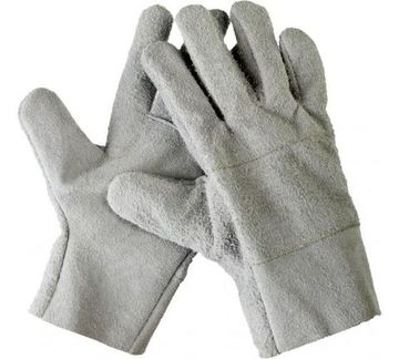 Перчатки СИБИН рабочие кожаные из спилка XL