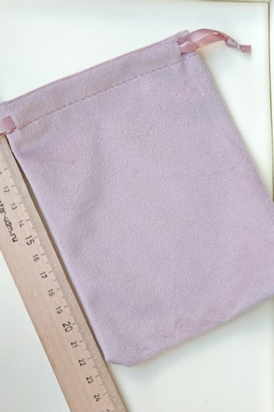 мв150-р Мешочек велюр 150*120мм, розовый, шт