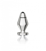 Средняя анальная пробка для электростимуляци John L (10,5 см , серебряный ) (Цвет: серебряный)