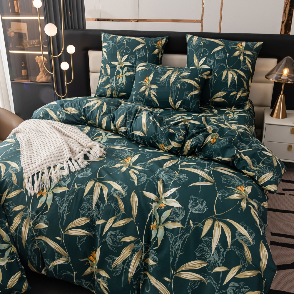 Комплект постельного белья Делюкс Сатин 100% хлопок L606