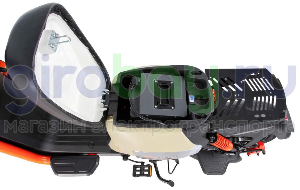 Электроскутер WENBOX U2 1500W (60V/45Ah) - Бежевый фото №13
