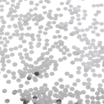 Конфетти «Кружочки малые» 15 г (3 мм), Серебро