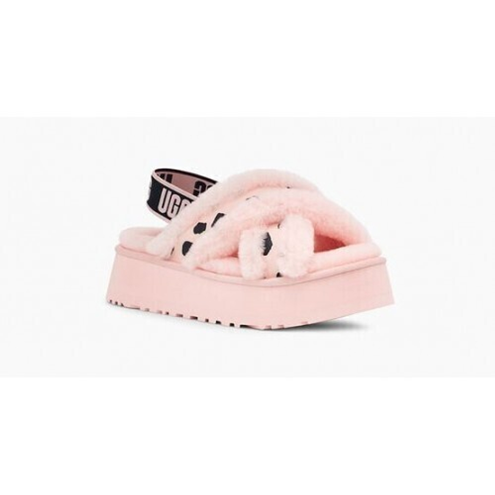 Тапочки Ugg Disco Color Pink Scallop