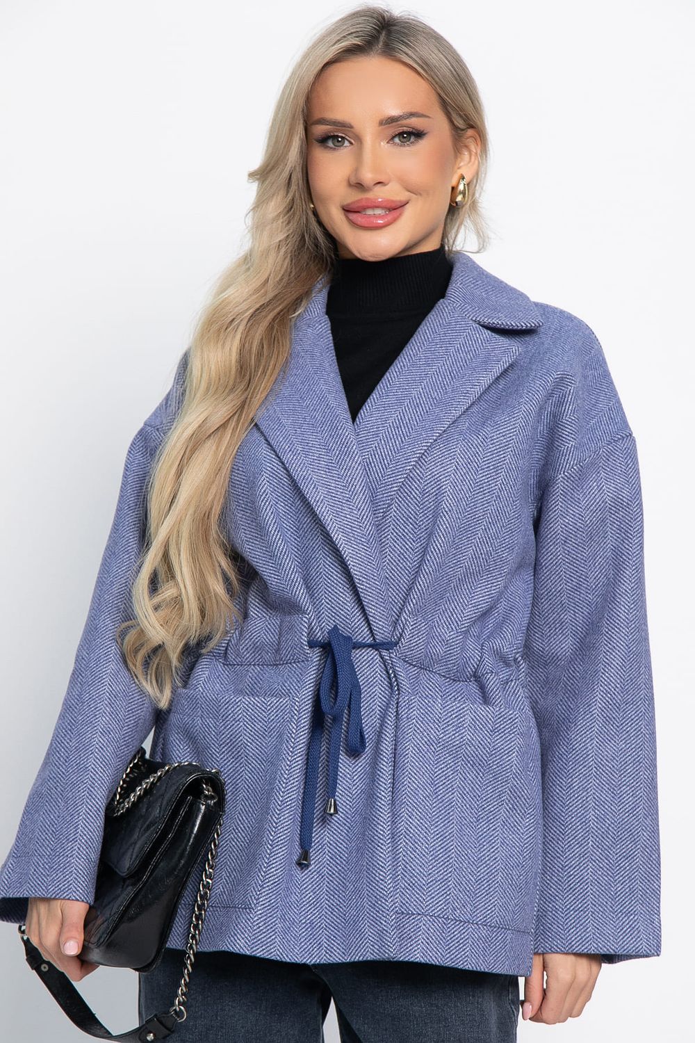 Пальто-пиджак (джинс) Б15085-7М LT Collection