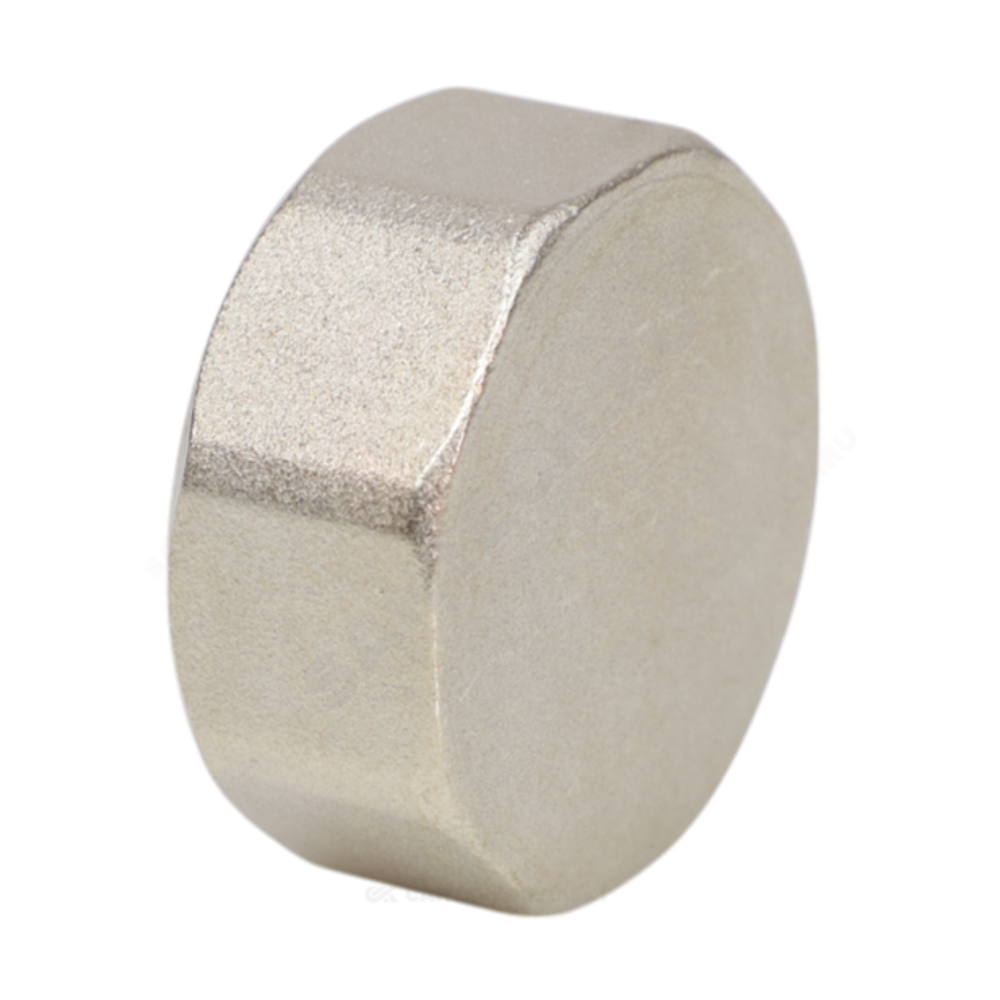 Заглушка латунь никель Ду 32 (1 1/4") ВР VALFEX VF.590.N.114