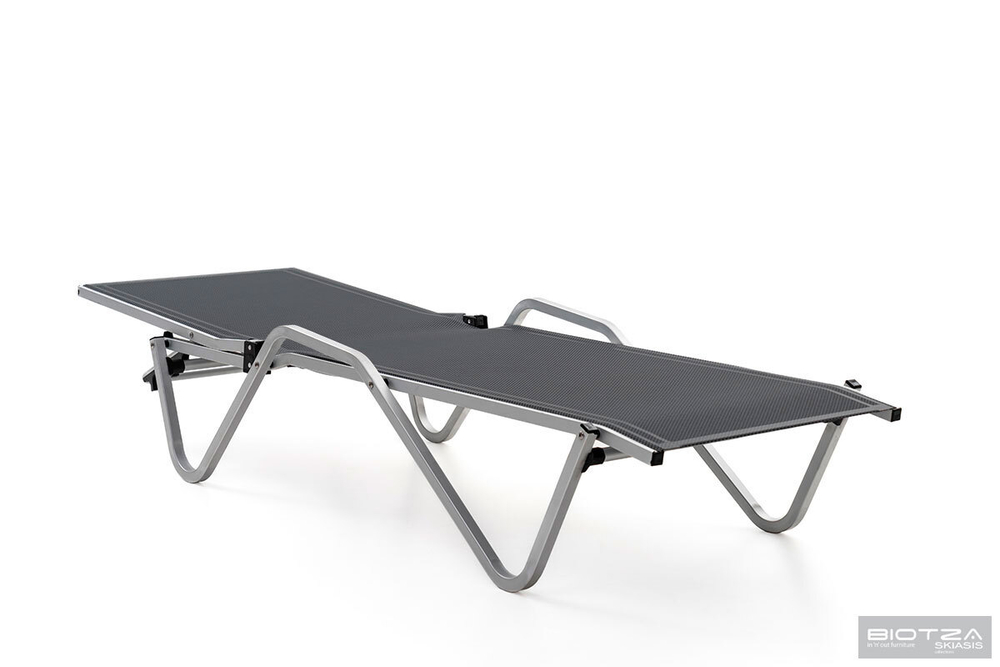 Шезлонг металлический Hera, антрацит