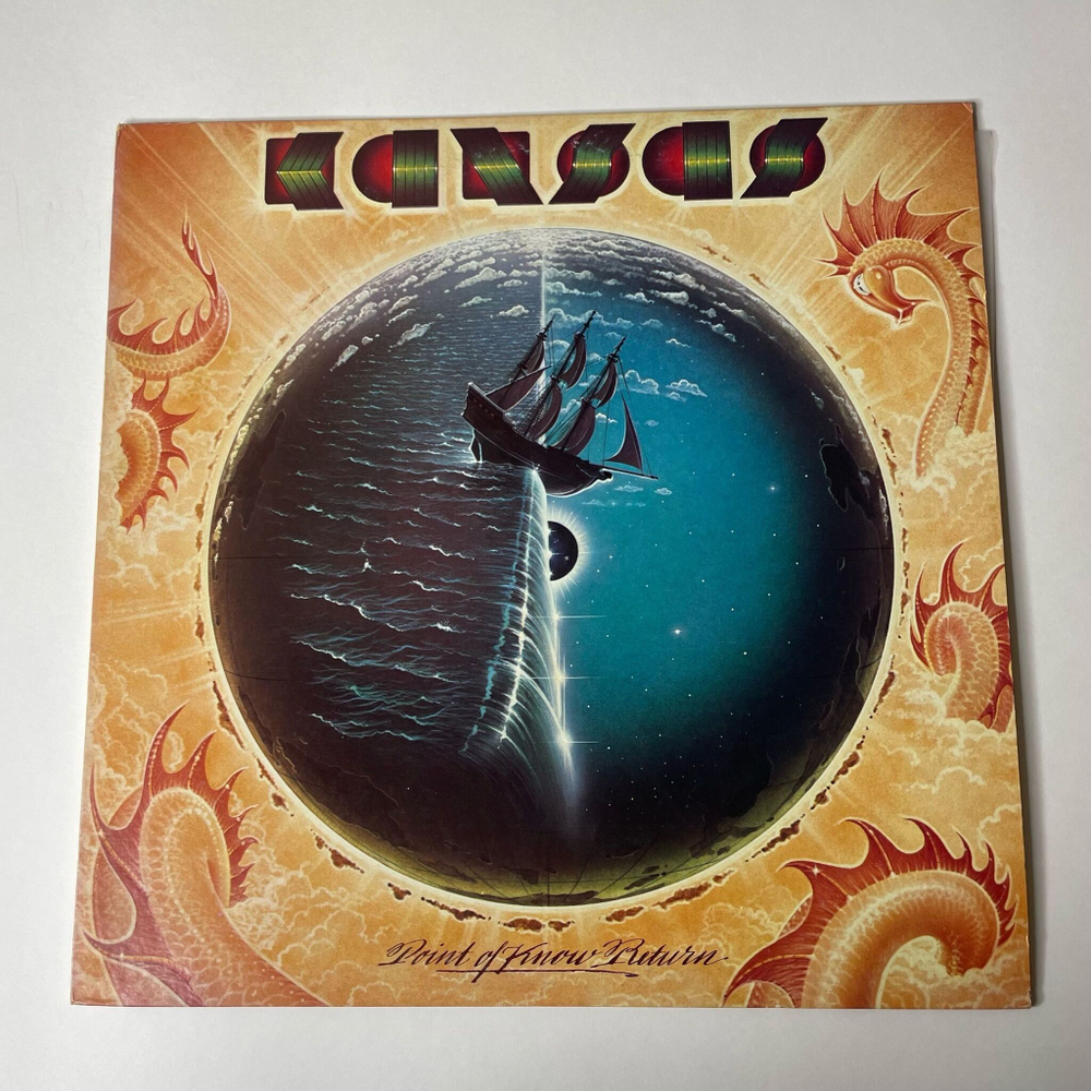 Винтажная виниловая пластинка LP Kansas Point Of Know Return (Japan 1977) (No Obi) Dust In The Wind