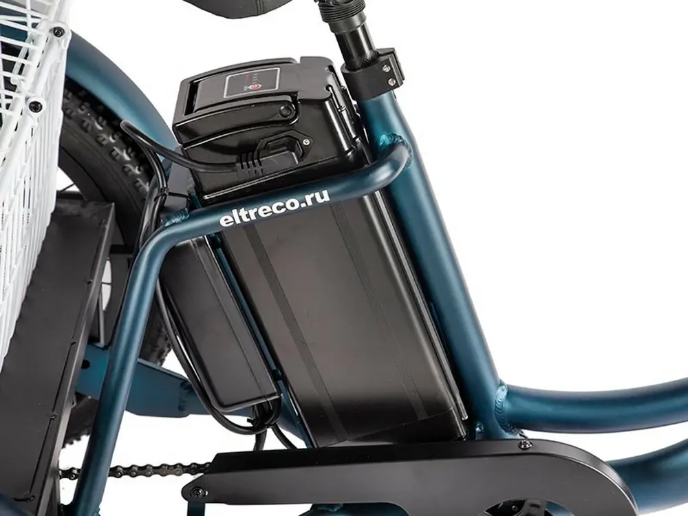 Электровелосипед Eltreco Porter Fat 500 UP! (серебристый)