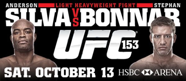 Несколько причин, делающих UFC 153: Silva vs. Bonnar (13 октября 2012 года) интерестным...