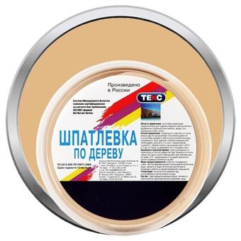 Шпатлевка акриловая по дереву Текс Ре-файн Бук 0,75 кг