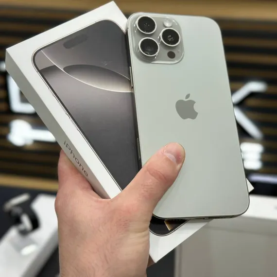 Б/У Телефон Apple iPhone 16 Pro Max 256Gb Natural 90% (H5Q76J1915)