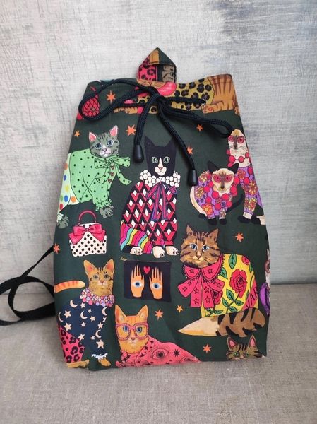 СТИЛЬНЫЕ КОТЫ, отрез 55 см, 100% хлопок Handmade Fabrics 5