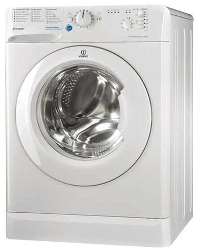 Стиральная машина Indesit BWSB 50851 5 кг, 800 об/мин, 17 программ, глубина 43 см
