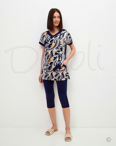 Пижама женская "Марианна К.П" бриджи (17)