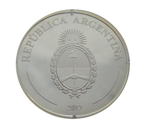 Аргентина 5 песо 2013 Танго танец СЕРЕБРО