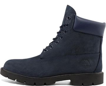 Ботинки Timberland 6 Inch Dark Blue с мехом