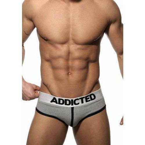 Мужские трусы брифы Addicted Brief Grey 73