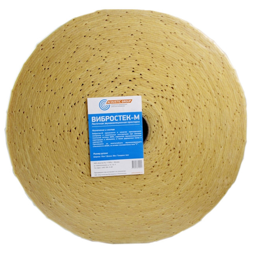 Звукоизоляционная лента Вибростек-М 30000х100х4 мм