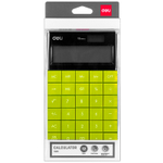 Калькулятор настольный DELI "1589" 12 разрядный, 166х104х15  мм, зеленый