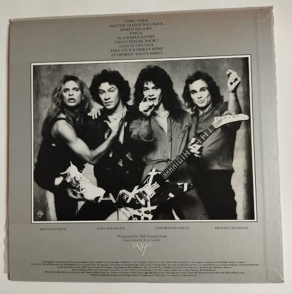 Винтажная виниловая пластинка LP Van Halen Women And Children First (Japan 1980) (No Obi)