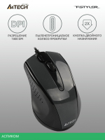 Мышь A4Tech V-Track Padless черный (N-500FS)