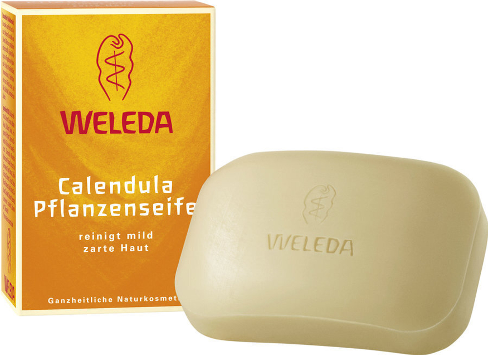 Растительное мыло с календулой Weleda, 100 гр