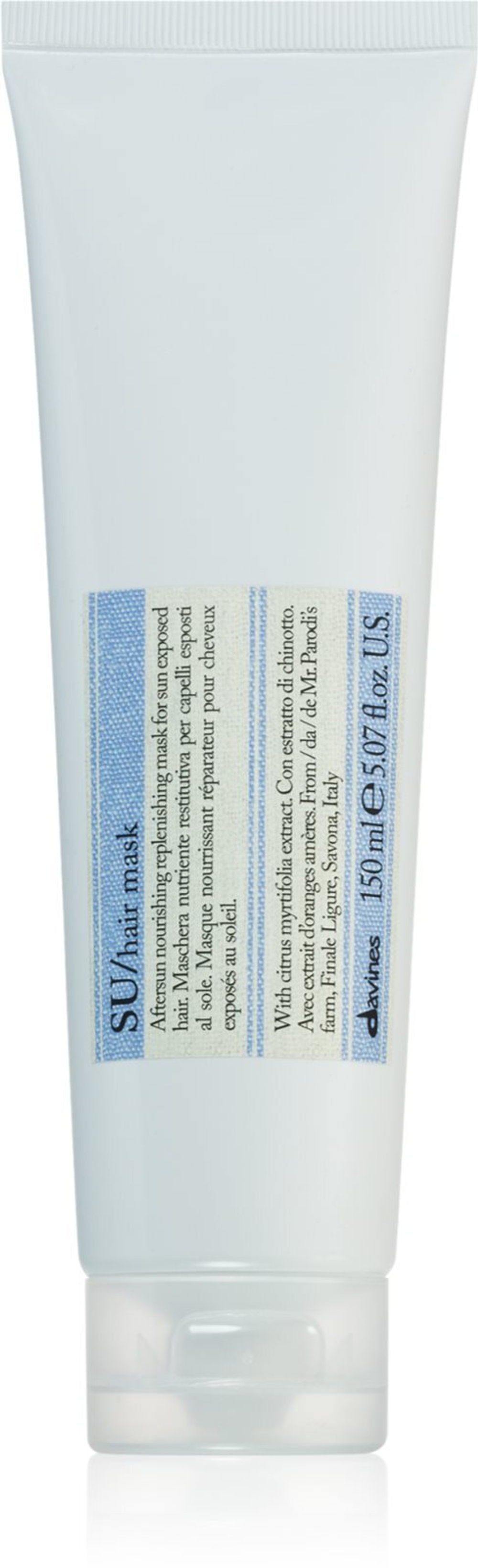 Davines SU Hair Mask - увлажняющая маска для сухих и поврежденных волос /   150  ml  / GTIN 8004608270591