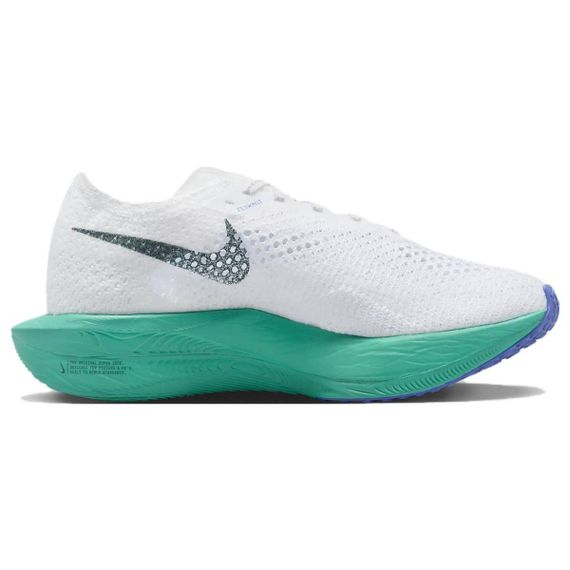 Кроссовки NIKE ZoomX Vaporfly Next% 3 Белые кроссовки Низкие женские