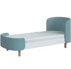 Кровать KIDI Soft для детей от 3 до 7 лет (бирюзовый)