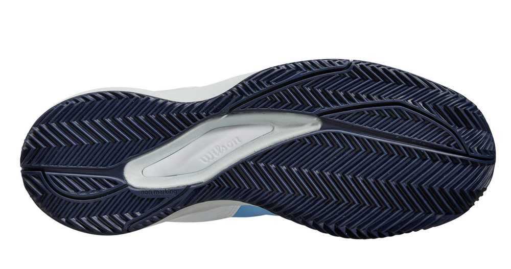 Женские теннисные кроссовки Wilson Rush Pro Ace Clay - bonnie blue/ballad blue/navy blazer