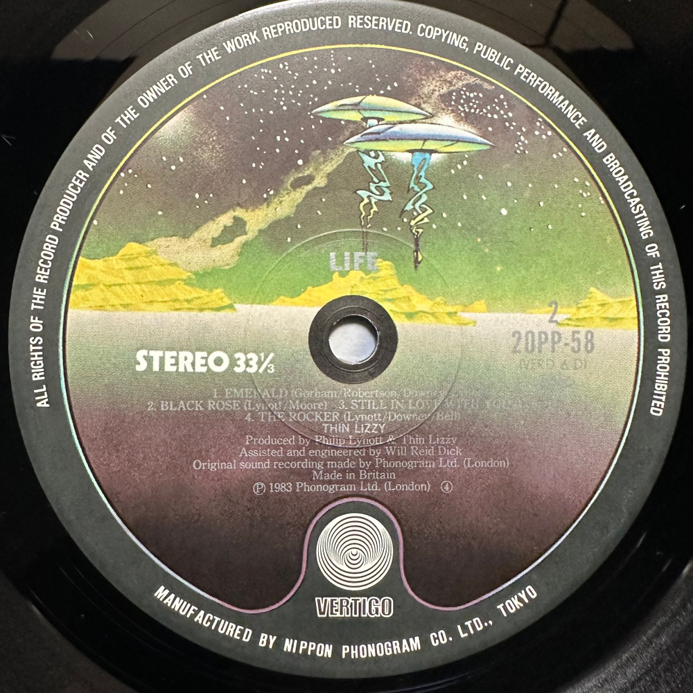 Thin Lizzy - Life Live 2LP (Япония 1983г.)