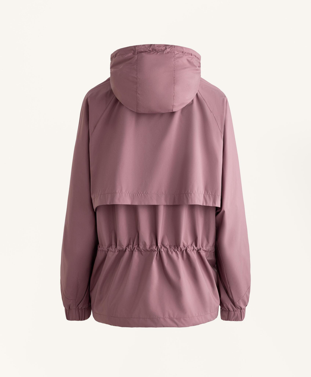 Oysho Водоотталкивающая ветровка, розово-лиловый