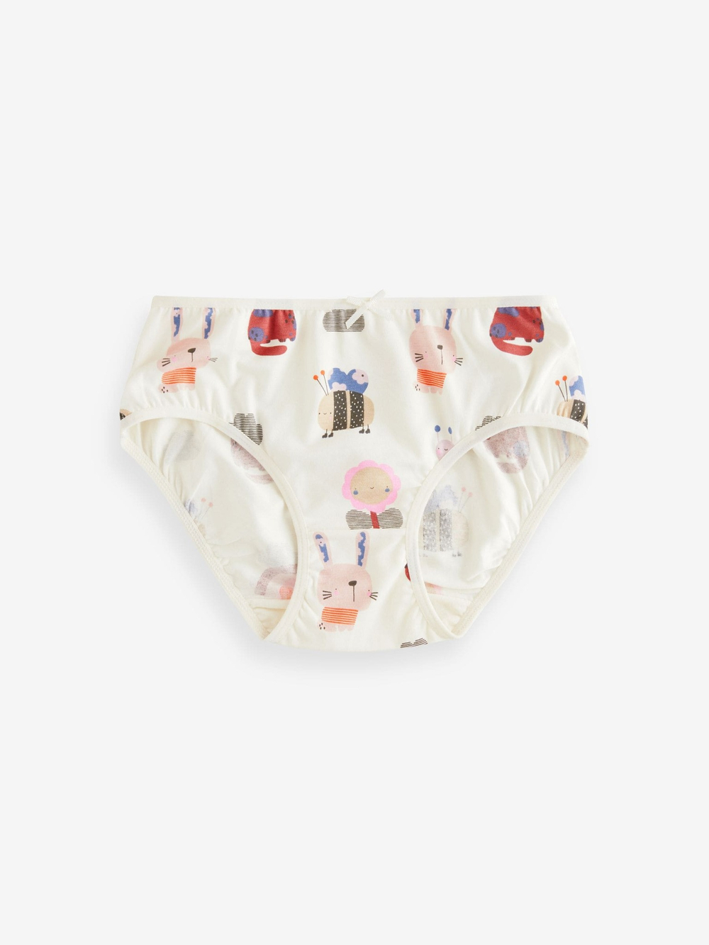 Трусы для девочки Next 412-189, 7 шт., Кремовый, Синий, Розовый