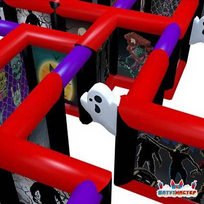 Надувной лабиринт страха «Апокалипсис Z», 12×12×3,3 м