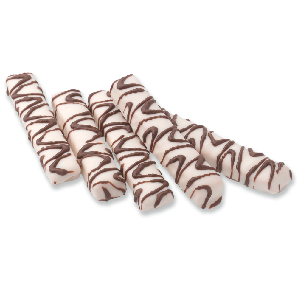 Печенье Зебра в белом шоколаде КазКонд вес (2770)