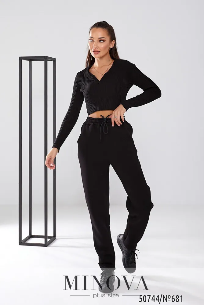 Брюки 681-черный Minova