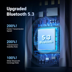 Bluetooth V5.0 Audio Receiver, 3.5mm + микрофон, UGREEN 70601