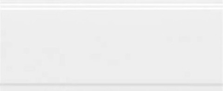 Бордюр Флориан белый матовый обрезной (BDA034R)