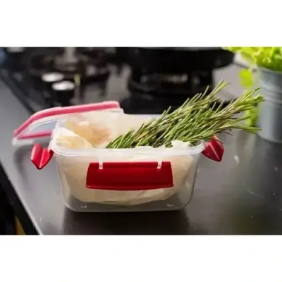 Контейнер для продуктов 0,75л «BUTTERFLY» красный