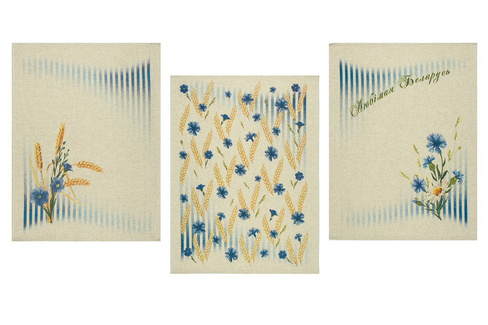 Наборов полотенец в коробочке из 3-х штук